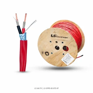 Cáp tín hiệu chống cháy, chống nhiễu LS 2×1.0 LS-SFRS-02-100-VF