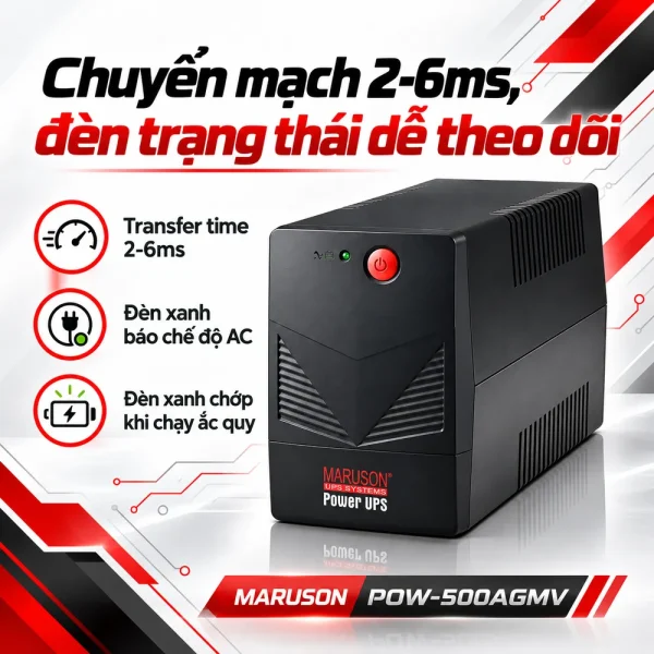 Bộ lưu điện MARUSON POW-500AGMV