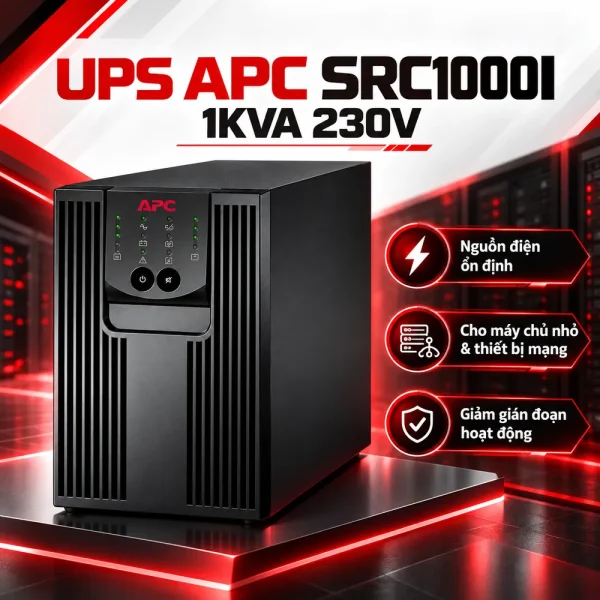Bộ lưu điện UPS APC SRC1000I 1KVA 230V