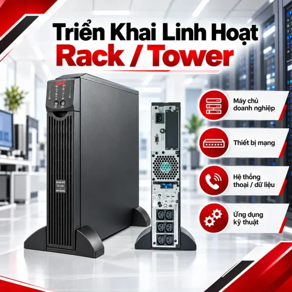 Bộ lưu điện UPS APC SURT2000XLI RT 2KVA 230V