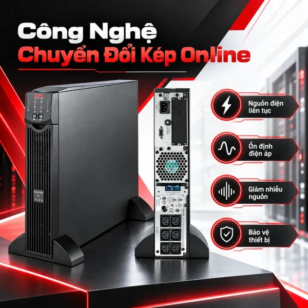 Bộ lưu điện UPS APC SURTD3000XLI RT 3KVA 230V