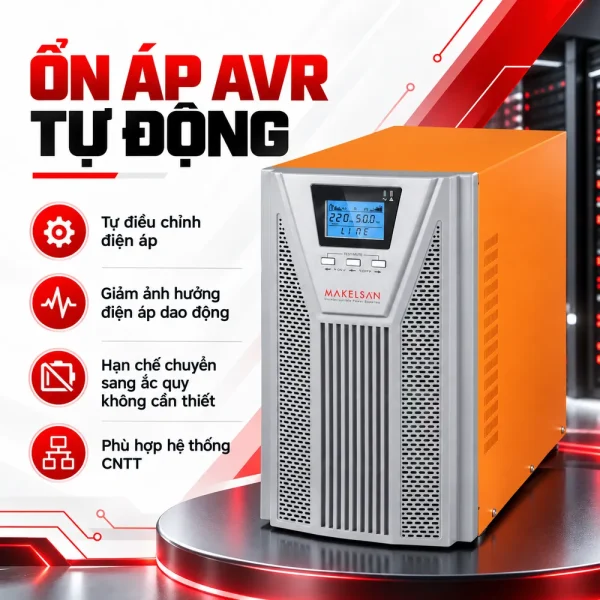 Bộ lưu điện UPS MAKELSAN 2.2KVA