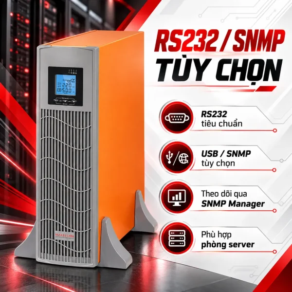 Bộ lưu điện UPS MAKELSAN 6KVA ONLINE