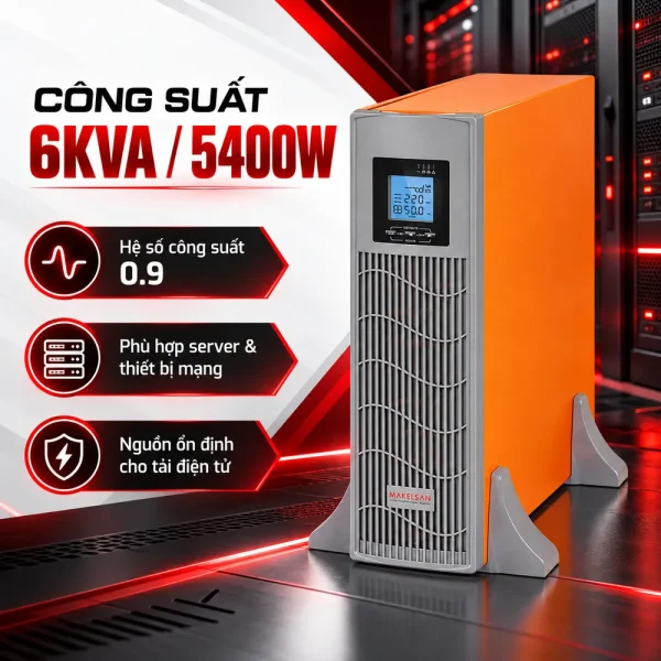 Bộ lưu điện UPS MAKELSAN 6KVA ONLINE