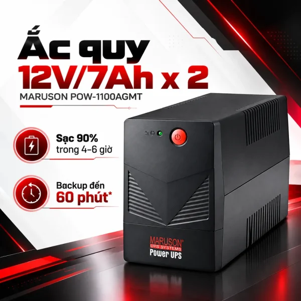 Bộ Lưu Điện UPS MARUSON POW-1100AGMT 1100VA/600W
