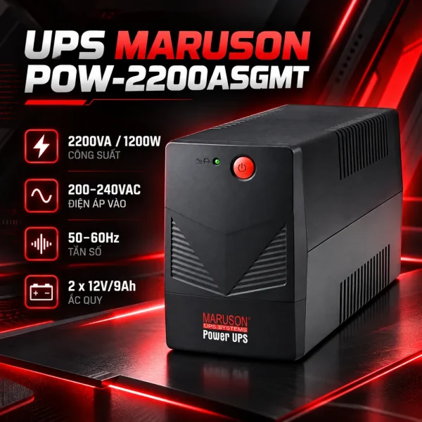 Bộ Lưu Điện UPS MARUSON POW-2200ASGMT 2200VA/1200W