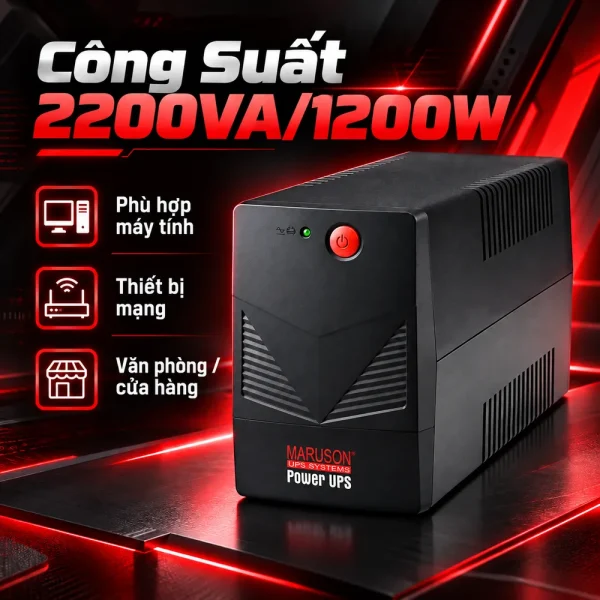 Bộ Lưu Điện UPS MARUSON POW-2200ASGMT 2200VA/1200W
