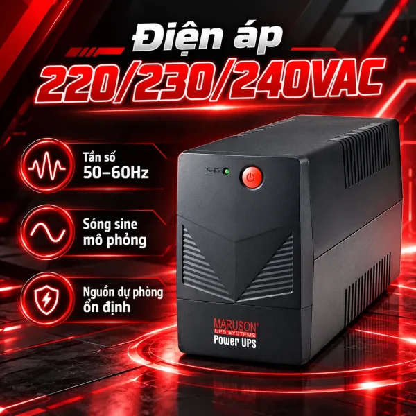 Bộ Lưu Điện UPS MARUSON POW-700AGMU 700VA/360W