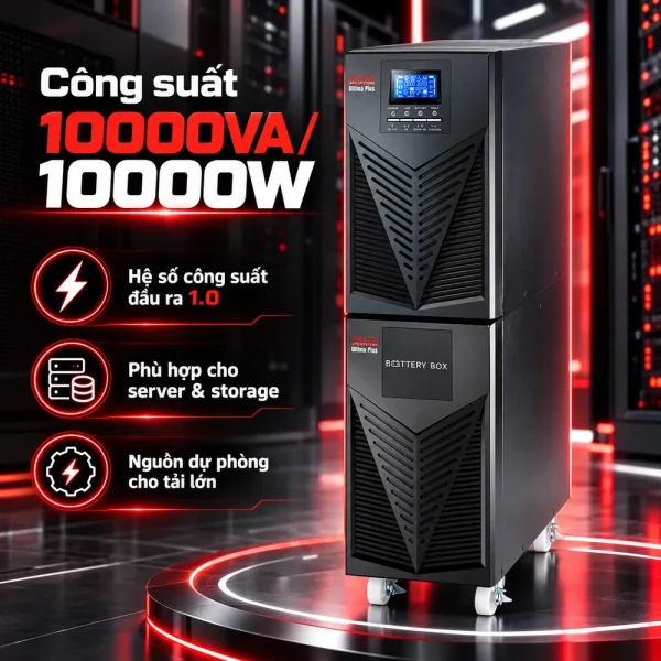 Bộ Lưu Điện UPS MARUSON ULT-P10KRT 10000VA/10000W