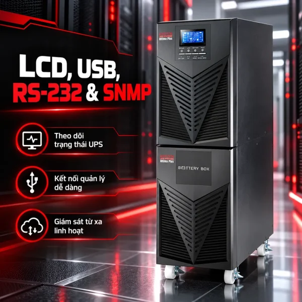 Bộ Lưu Điện UPS MARUSON ULT-P10KRT 10000VA/10000W