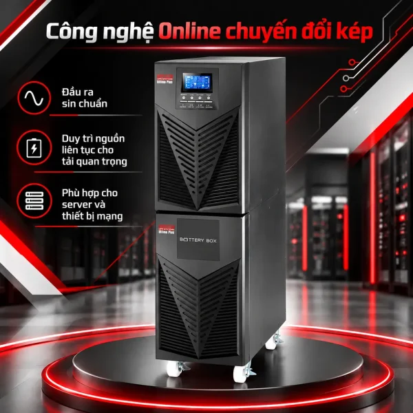 Bộ Lưu Điện UPS MARUSON ULT-P6KRT 6000VA/6000W