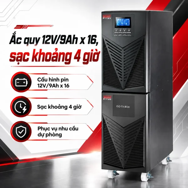 Bộ Lưu Điện UPS MARUSON ULT-W10K(L) 10000VA/8000W