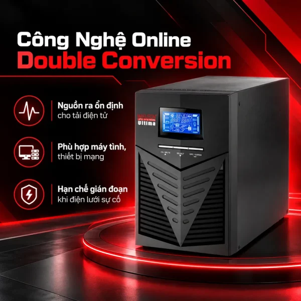 Bộ Lưu Điện UPS MARUSON ULT-W1K(L) 1000VA/800W