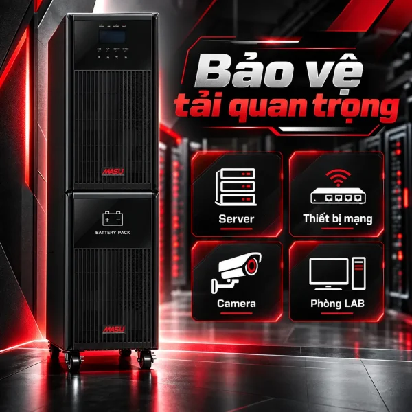 Bộ lưu điện UPS Masu MS-6K LCD