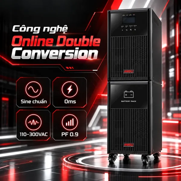 Bộ lưu điện UPS Masu MS-6K LCD