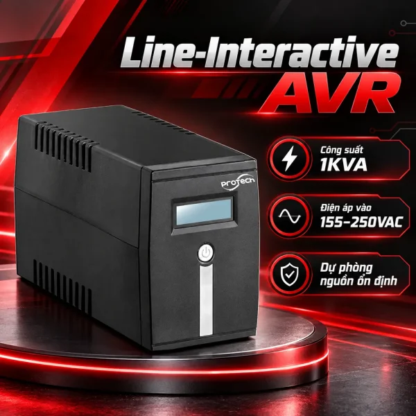 Bộ lưu điện UPS PROTECH INT 1000 1KVA