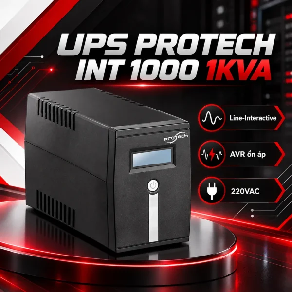 Bộ lưu điện UPS PROTECH INT 1000 1KVA