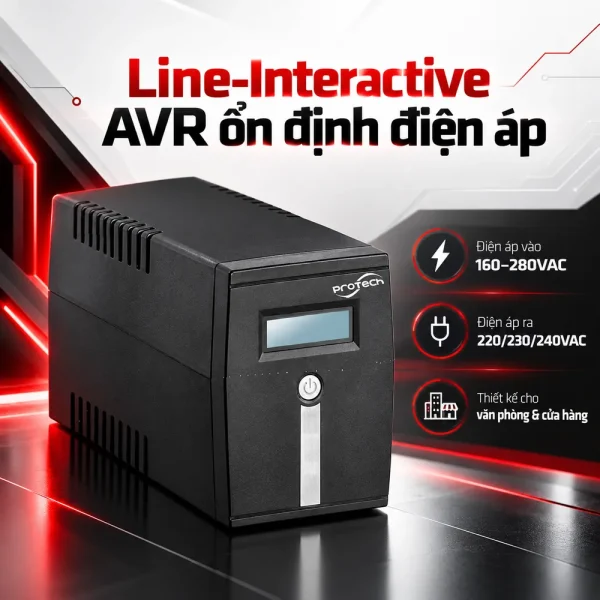 Bộ lưu điện UPS PROTECH PRO2000 2KVA