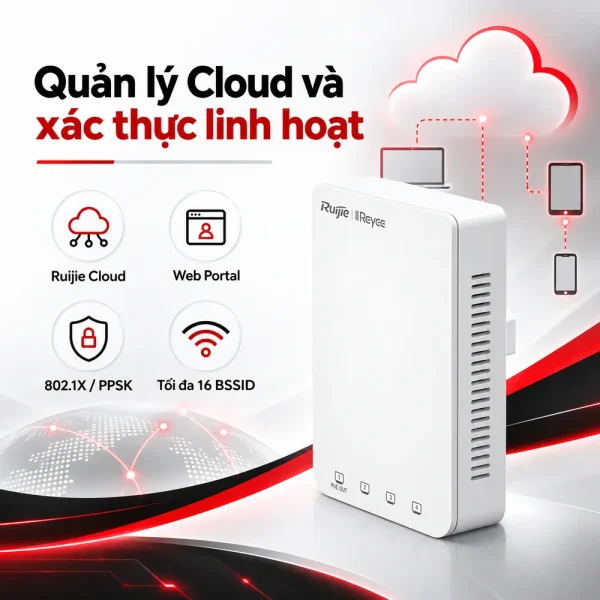 Bộ phát sóng wifi gắn tường RUIJIE RG-AP130(W2) V2
