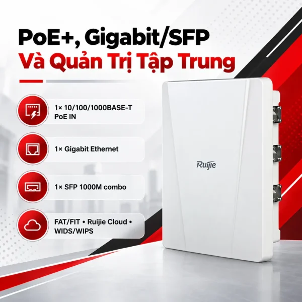 Bộ phát sóng wifi ngoài trời RUIJIE RG-AP630(IDA2)
