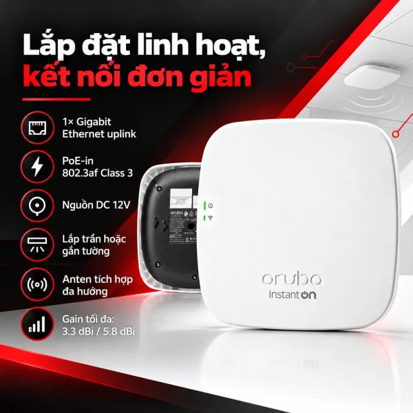 Bộ phát Wifi Aruba Instant On AP11 – R3J22A