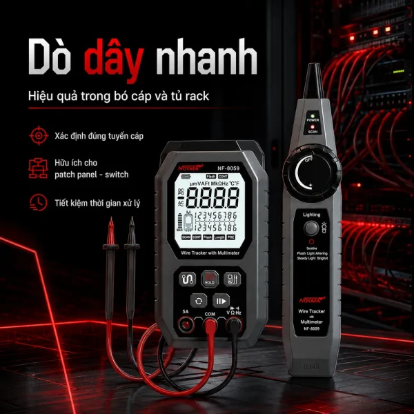 Bộ Test Dây Mạng Noyafa NF-8059