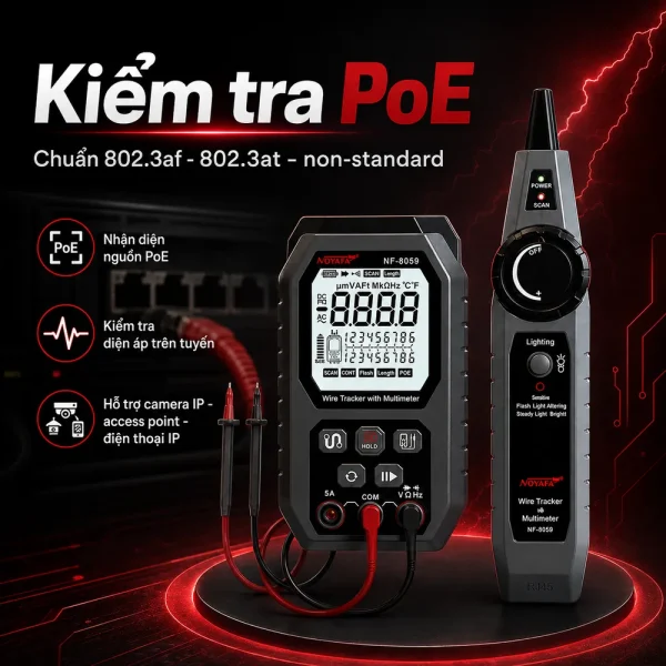Bộ Test Dây Mạng Noyafa NF-8059