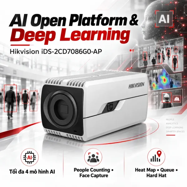 Camera 4K DeepinView Hikvision iDS-2CD7086G0-AP – Giám sát 8 MP tích hợp AI
