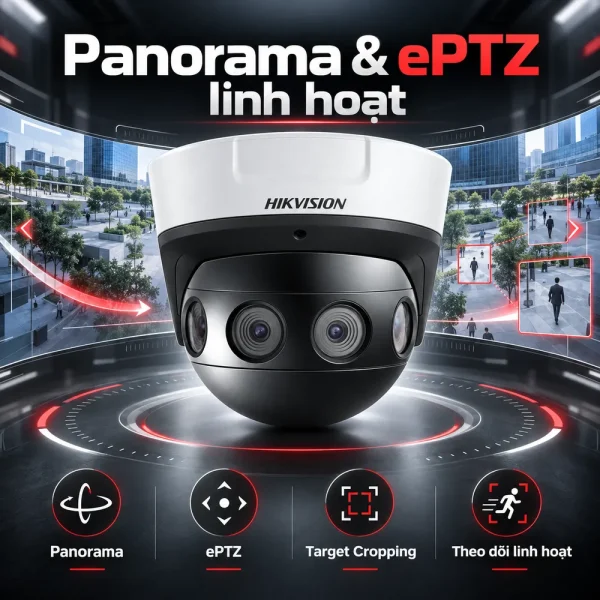 Camera Hikvision 16 MP Panovu DS-2CD6944G0-IHS(C)(2.8mm)