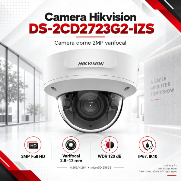 Camera Hikvision 2MP DS-2CD2723G2-IZS
