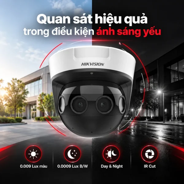 Camera Hikvision 32 MP Panovu DS-2CD6984G0-IH(S)(AC)(/NFC)
