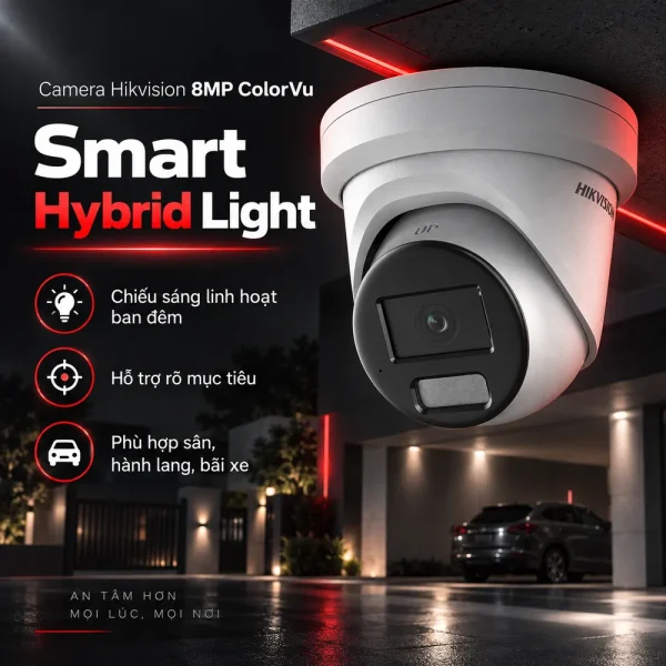 Camera Hikvision 8MP DS-2CD2387G2H-LI(U) ColorVu