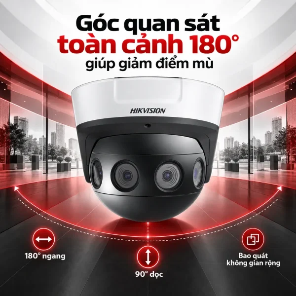 Camera Hikvision 8MP Panovu DS-2CD6924G0-IHS(C)