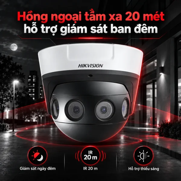 Camera Hikvision 8MP Panovu DS-2CD6924G0-IHS(C)