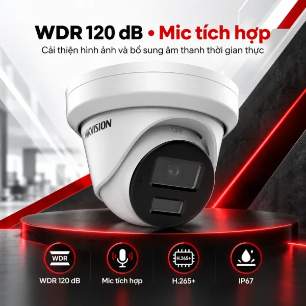 Camera Hikvision AcuSense 2 MP DS-2CD2323G2-IU
