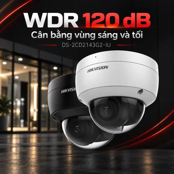 Camera Hikvision bán cầu AcuSense 4 MP DS-2CD2143G2-IU