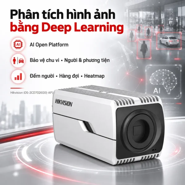 Camera Hikvision iDS-2CD7026G0(-AP) DeepinView 2MP, AI, DarkFighter