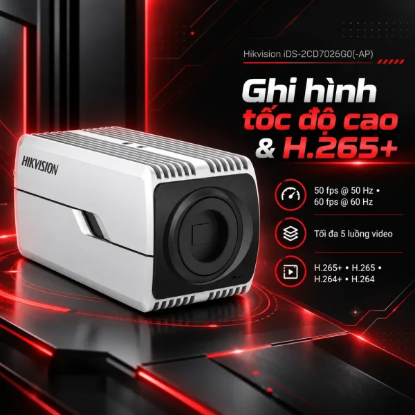 Camera Hikvision iDS-2CD7026G0(-AP) DeepinView 2MP, AI, DarkFighter