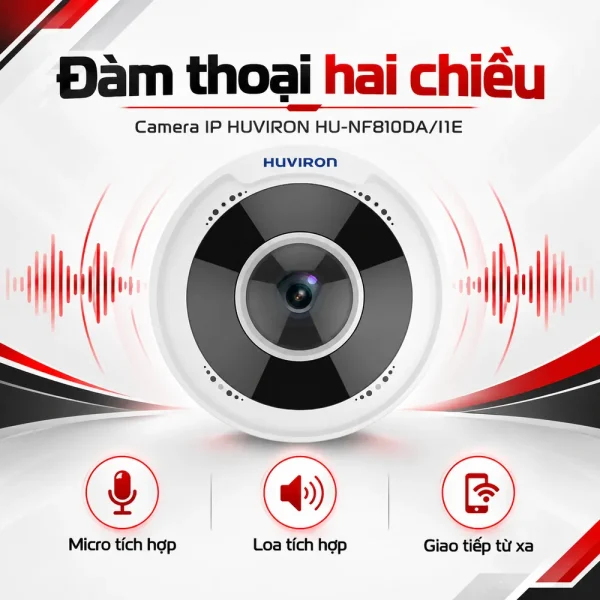 Camera hồng ngoại HUVIRON HU-NF810DA/I1E 8MP