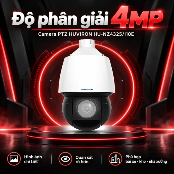 Camera hồng ngoại HUVIRON HU-NZ4325/I10E 4MP