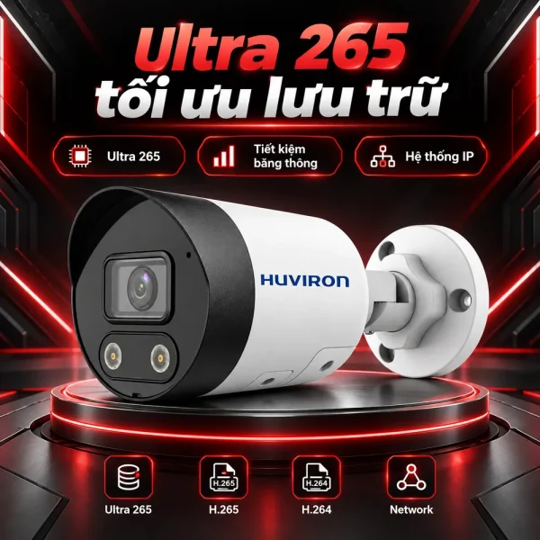 Camera IP hồng ngoại HUVIRON HU-NP241ADFT/I3E 2MP