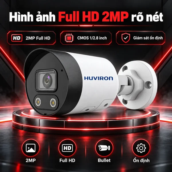 Camera IP hồng ngoại HUVIRON HU-NP241ADFT/I3E 2MP