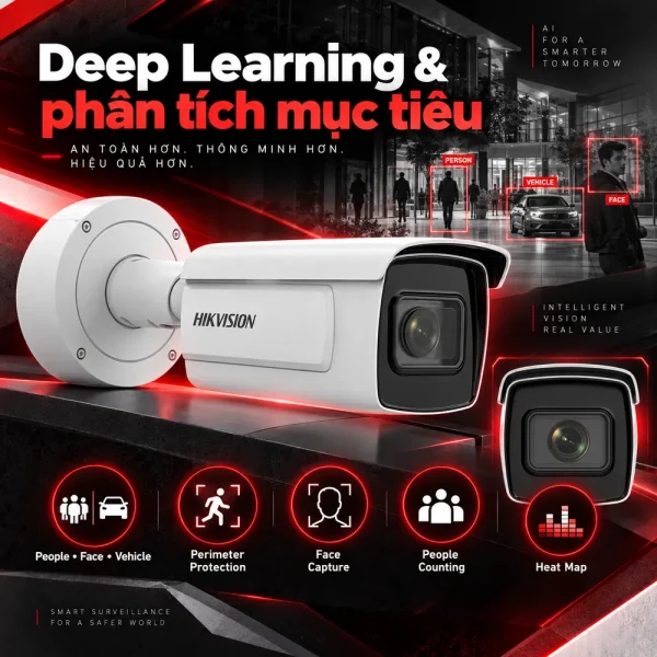 Camera nhận diện biển số xe Hikvision iDS-2CD7A46G0/S-IZHSY (Bullet)