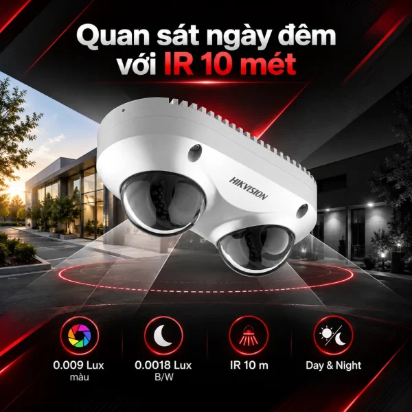 Camera Panovu Hikvision DS-2CD6D52G0-IH(S) 5 MP