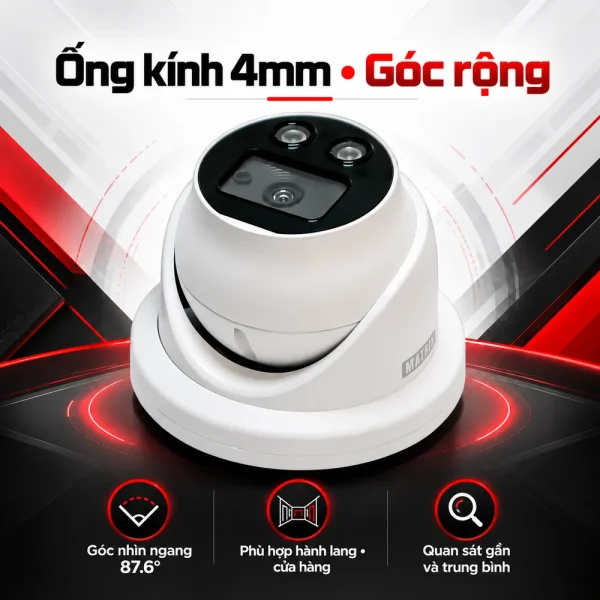 Camera Turret IR Matrix 5MP SATATYA MITR50FL40CWS