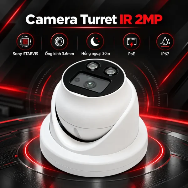 Camera Turret IR SATATYA MITR20FL36CWS 2MP
