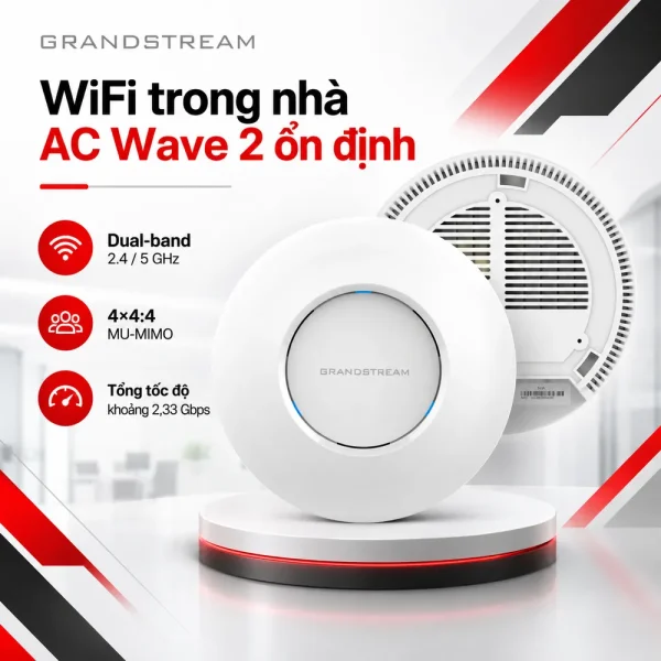 Grandstream GWN7630 – Bộ phát WiFi Wave 2