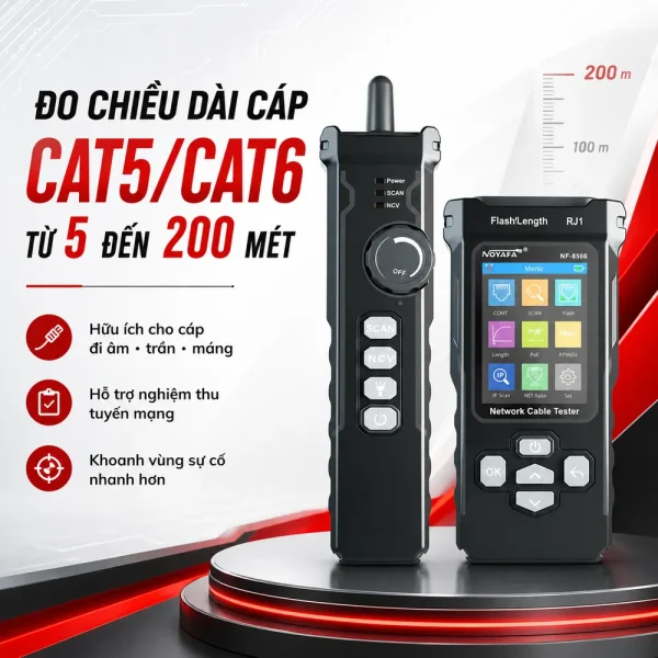 Máy Test Cáp Mạng Noyafa NF-8506