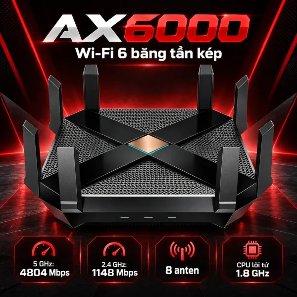 Router Wi-Fi 6 Archer AX6000