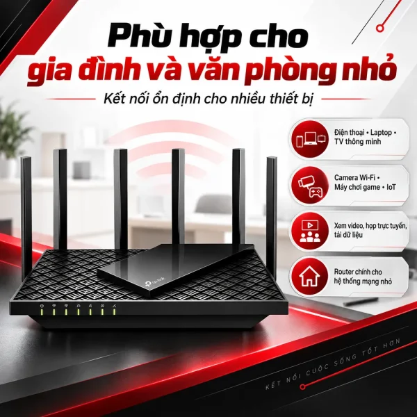 Router Wi-Fi 6 Băng Tần Kép Gigabit AX5400 Archer AX73